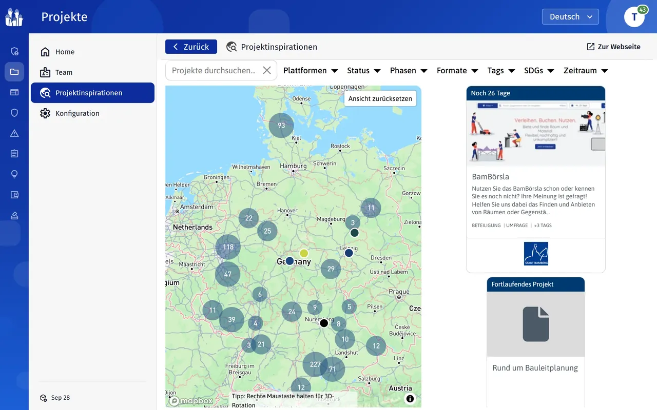 Projektinspirationen im Verwaltungsbereich