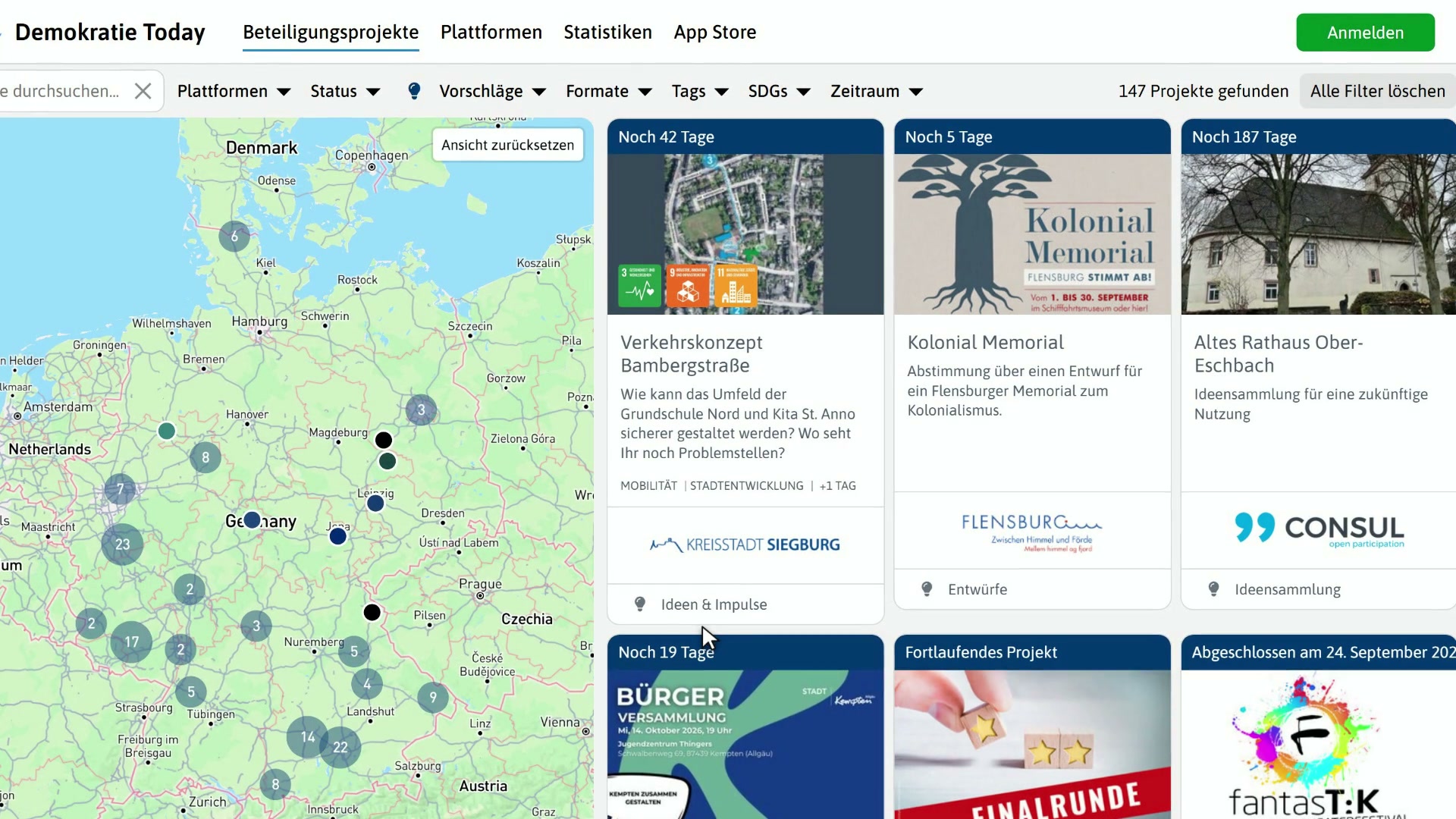 Über 800 Beispiele für Bürgerbeteiligung, und das Passende lässt sich übernehmen